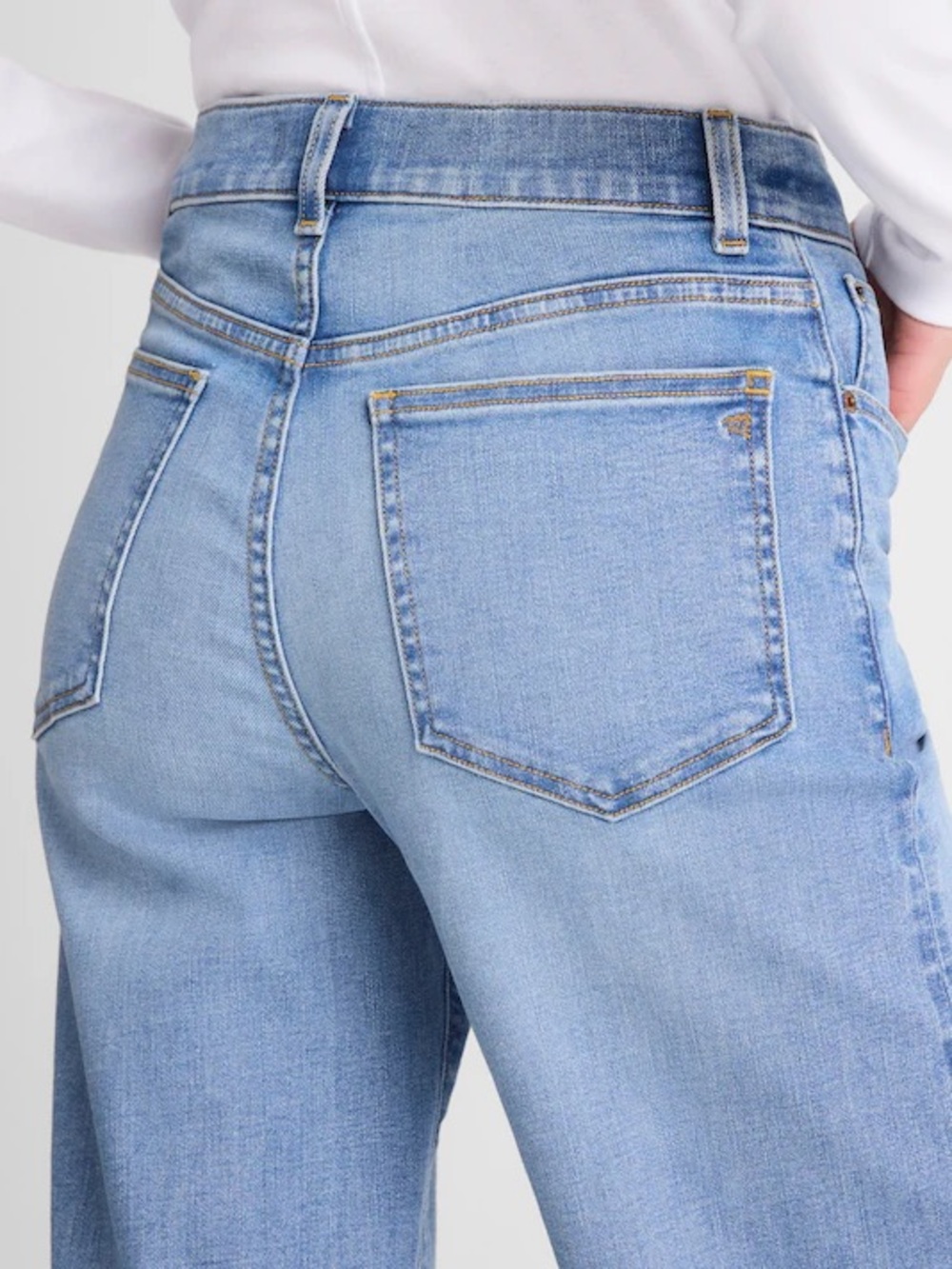 Madewell The Tall Wide-Leg Jean in Super Stretch Size 32T $148 NZ256 - Picture 5 of 13